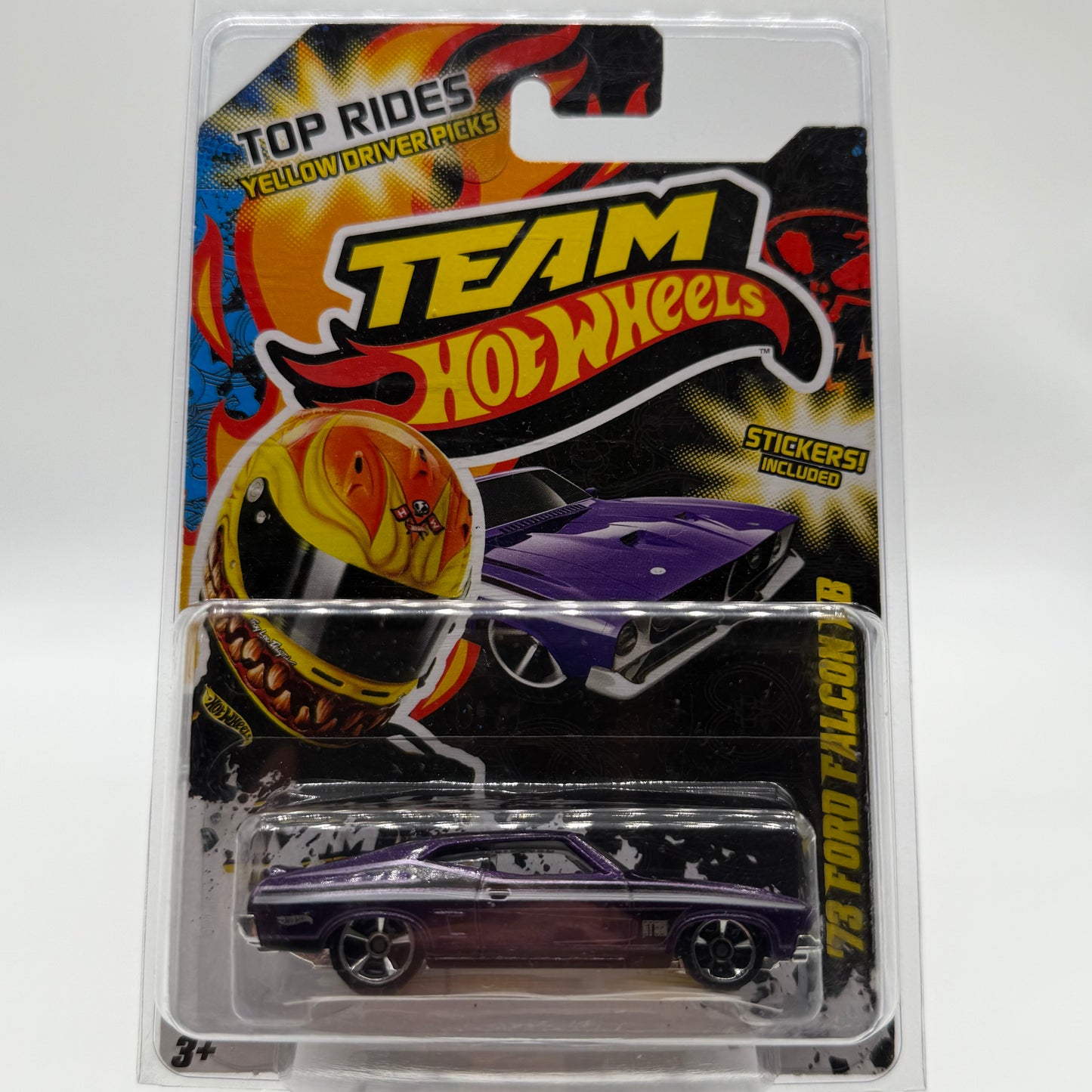 ‘73 Ford Falcon XB - Team Hotwheels TOP RIDES *Stickers Included*
