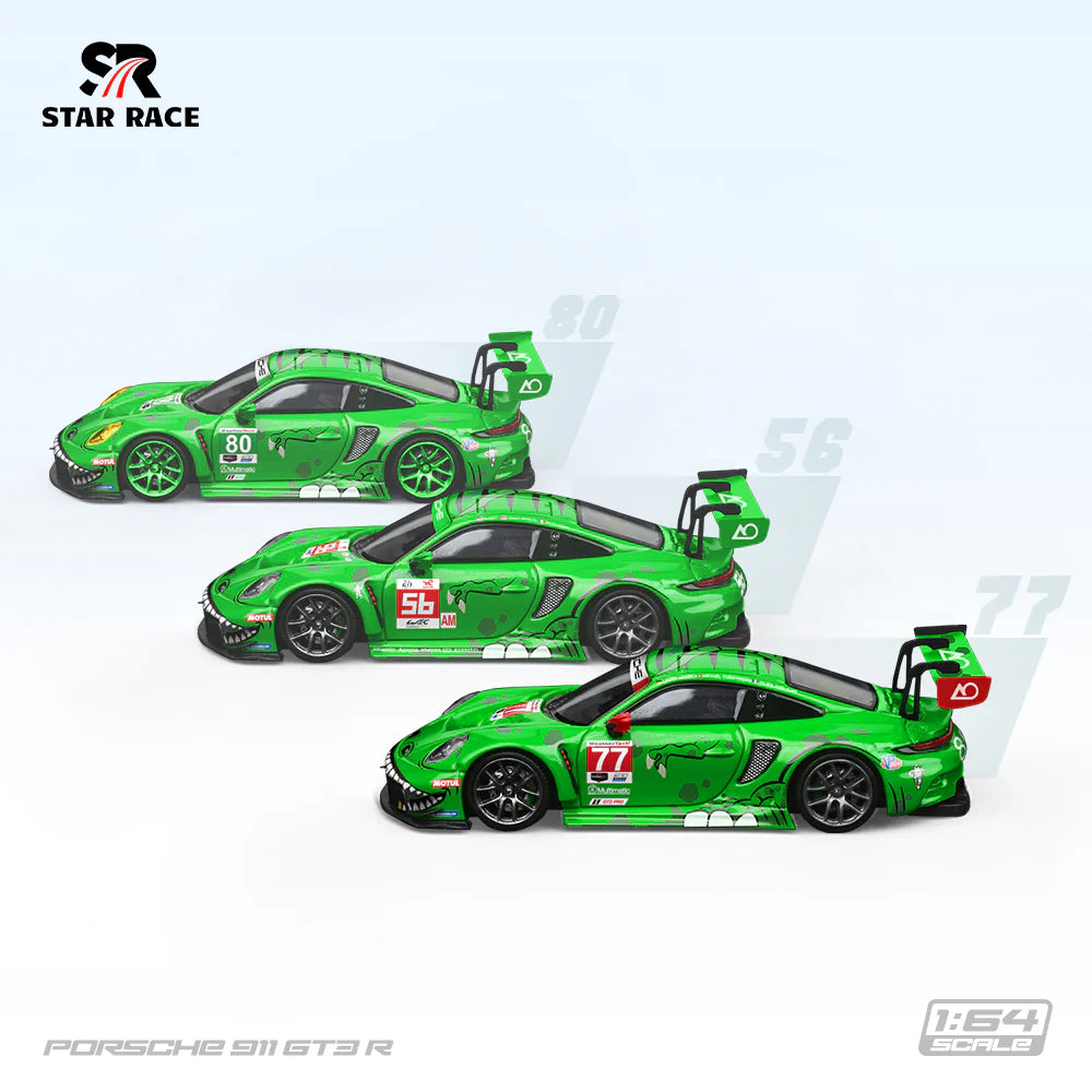Porsche 911 GT3 Tyrannosaurus Rex 3 Cars Set - Star Race 1:64