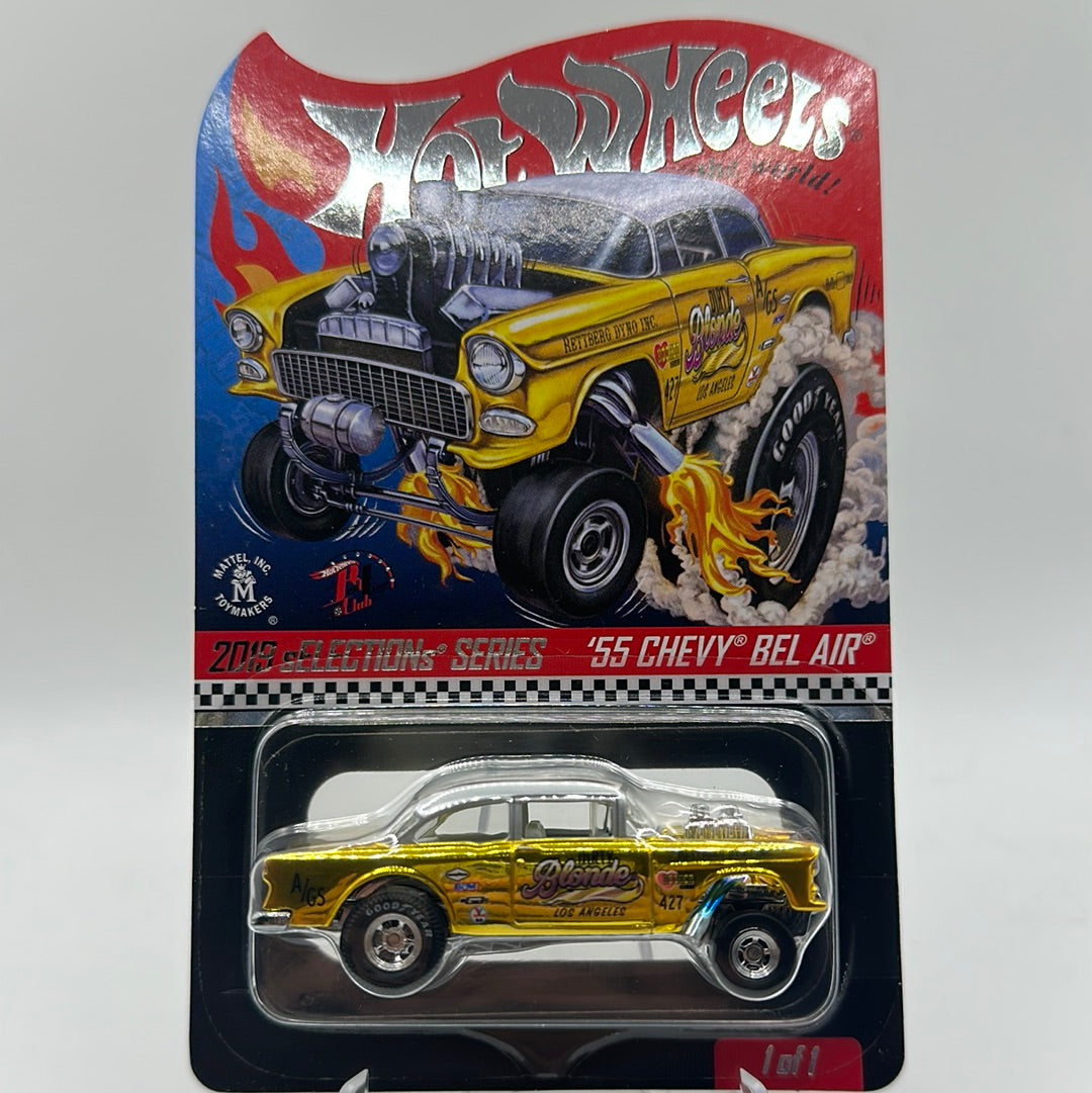 ‘55 Chevy Bel Air 2019 SELECTIONs SERIES 1 of 1 Hotwheels Collectors