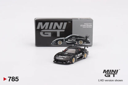 MAZDA RX-7 LB-SUPER SILHOUETTE LIBERTY WALK BLACK MINI GT