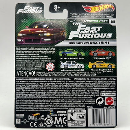 Nissan 240SX (S14) Fast & Furious ORIGINAL FAST 1/5 Hotwheels