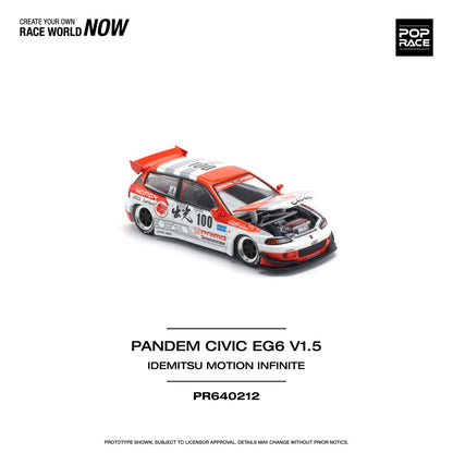 Pandem Honda Civic EG6 v1.5 Idemitsu Motion Infinite - POP RACE