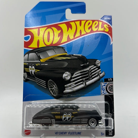 ‘47 Chevy Fleetline - ROD SQUAD 1/5 Hotwheels Mainline 155/250 Mooneyes