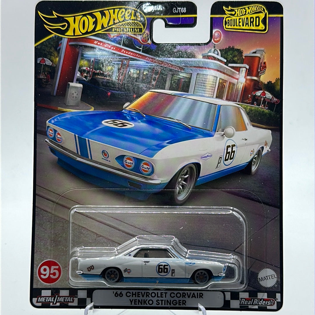 ‘66 Chevrolet Corvair Yenko Stinger Boulevard #95 Hotwheels Premium