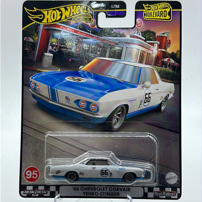 ‘66 Chevrolet Corvair Yenko Stinger Boulevard #95 Hotwheels Premium