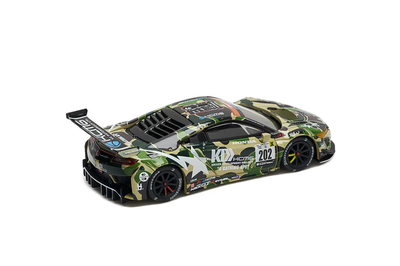 Honda NSX GT3 EVO22 KCMG BAPE BATHING APE - Pop Race 1:64