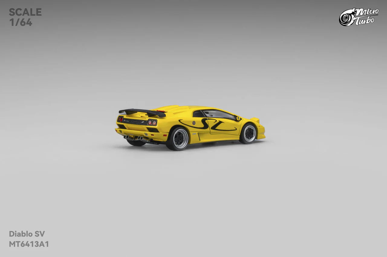 Custom Diablo SV (Metallic Yellow) - Micro Turbo 1:64