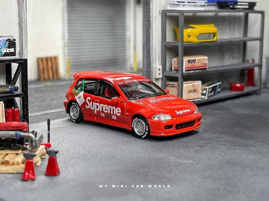 Honda Civic EG6 No Good Racing SUPREME Red LIMITED TO 499pcs