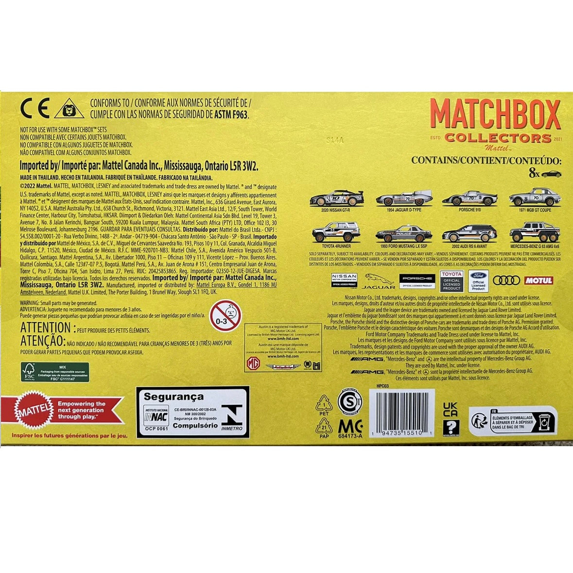 MATCHBOX HERITAGE 70th ANNIVERSARY 2023 COLLECTORS BOX Includes 8 Cars