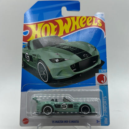 ‘15 Mazda MX-5 Miata - HW J-Imports 3/10 Hotwheels Mainline 69/250