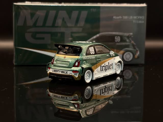 FIAT ABARTH 595 LB-WORKS X ABAS WORKS (TY EDITION) - MINI GT MGT01216