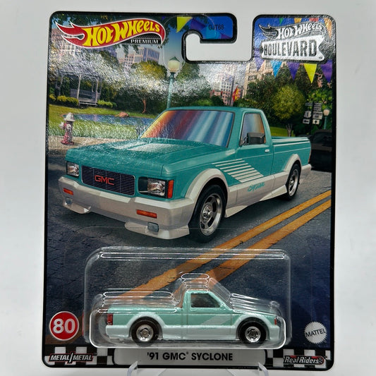 ‘91 GMC Syclone Boulevard #80 Hotwheels Premium 1:64