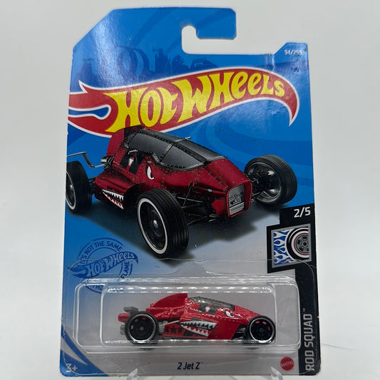 2 Jet Z - Rod Squad 2/5 Hotwheels Mainline *Soft Corner*