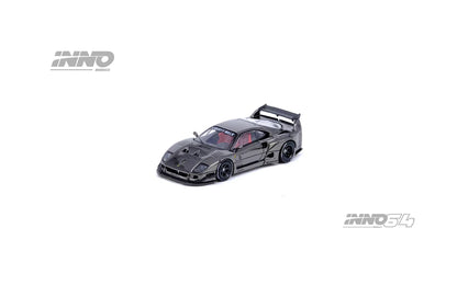 FERRARI F40 LBWK LIBERTY WALK (CHROME BLACK) INNO64 1:64