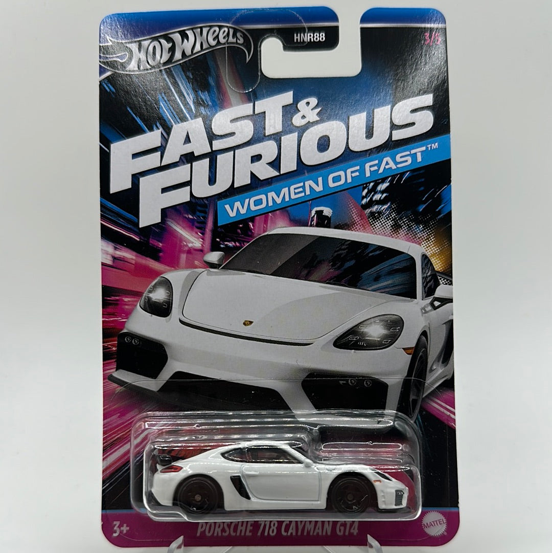 Porsche 718 Cayman GT4 Fast & Furious Women of Fast 3/5 Hotwheels Mainline