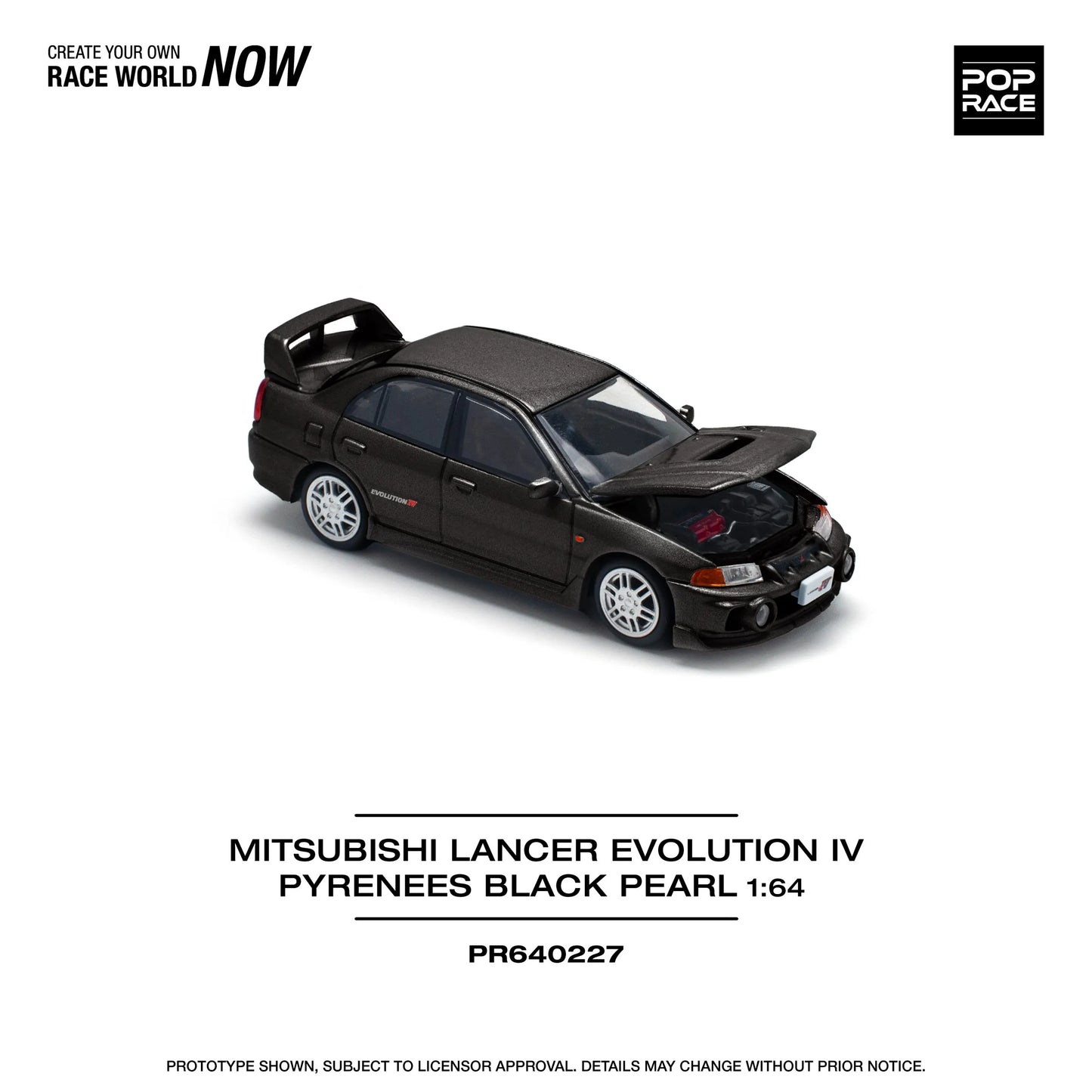 Mitsubishi Lancer Evolution IV – Pyreness Black Pearl POP RACE