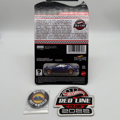 1972 Skyline H/T 2000 GT-R - RLC Hotwheels Club Exclusive 2022