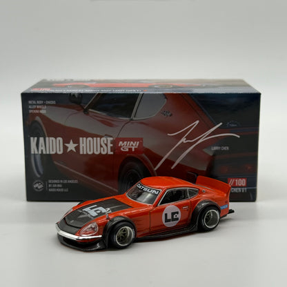 Nissan Fairlady Z Kaido GT ‘Orange Bang’ Larry Chen V1 //100 Kaido House x MiniGT *Opened*