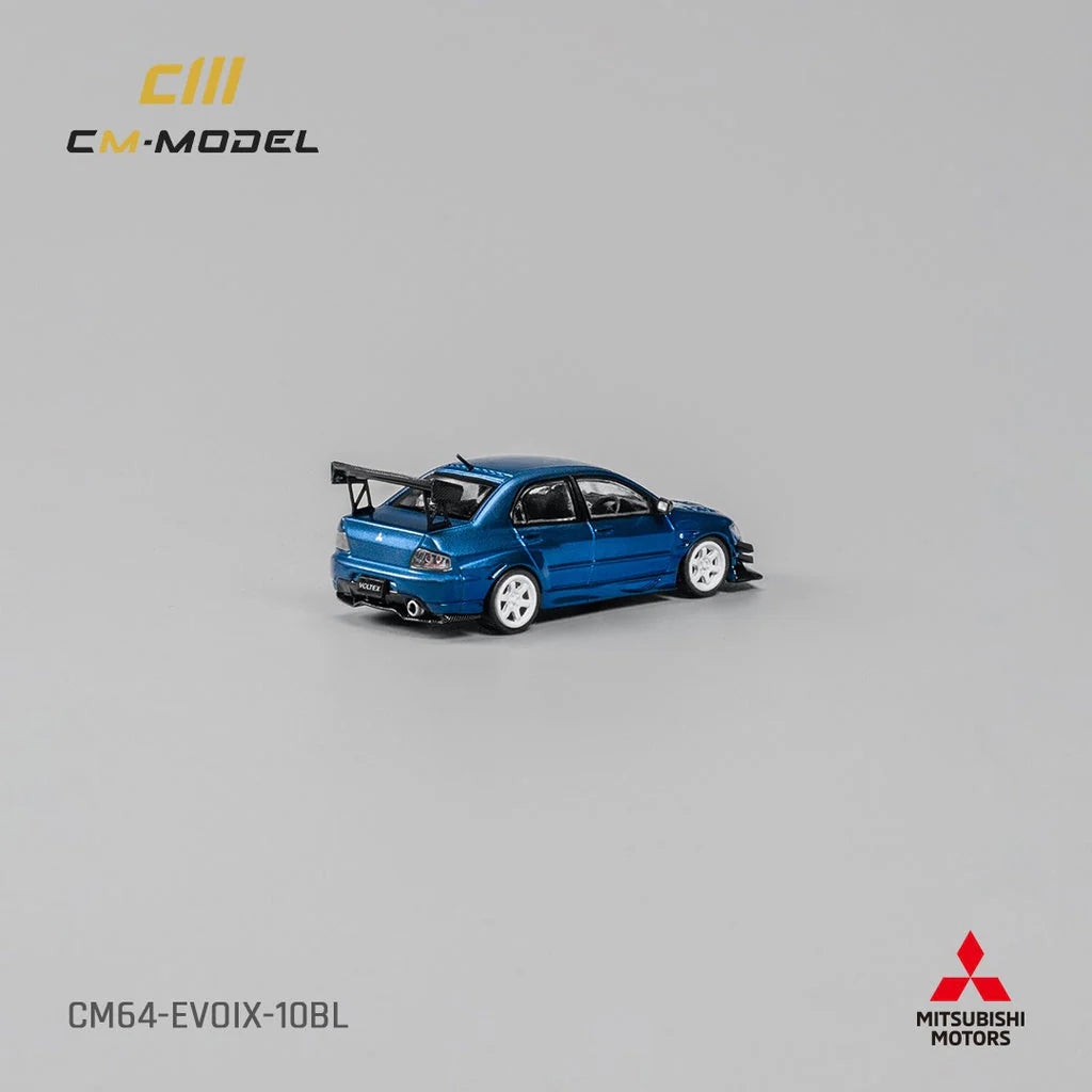 Mitsubishi Lancer Evolution IX Metallic Blue – CM Model 1:64