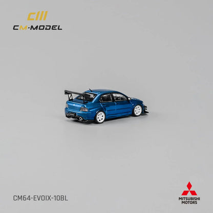 Mitsubishi Lancer Evolution IX Metallic Blue – CM Model 1:64