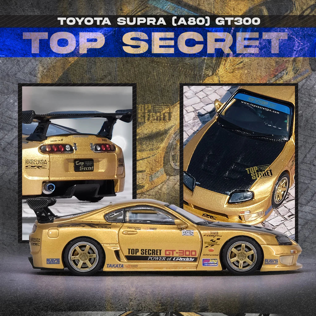 TOYOTA SUPRA (A80) TOP SECRET GT300 (GOLD) INNO64