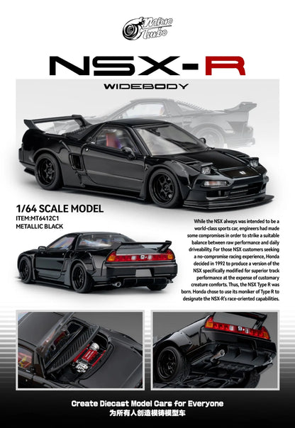 Micro Turbo 1:64 Custom NSX Wide Body - Gloss Black