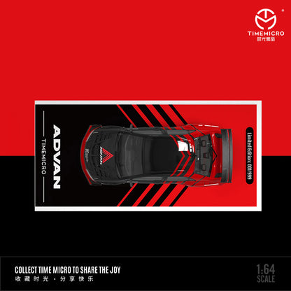 MITSUBISHI EVOLUTION IX ADVAN LIVERY - TIME MICRO 1:64 Limited to 999pcs