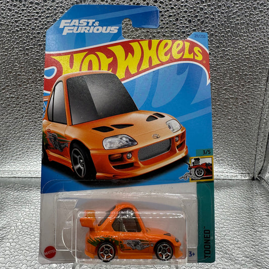 ‘94 Toyota Supra Tooned 3/5  hotwheels mainline 211/250