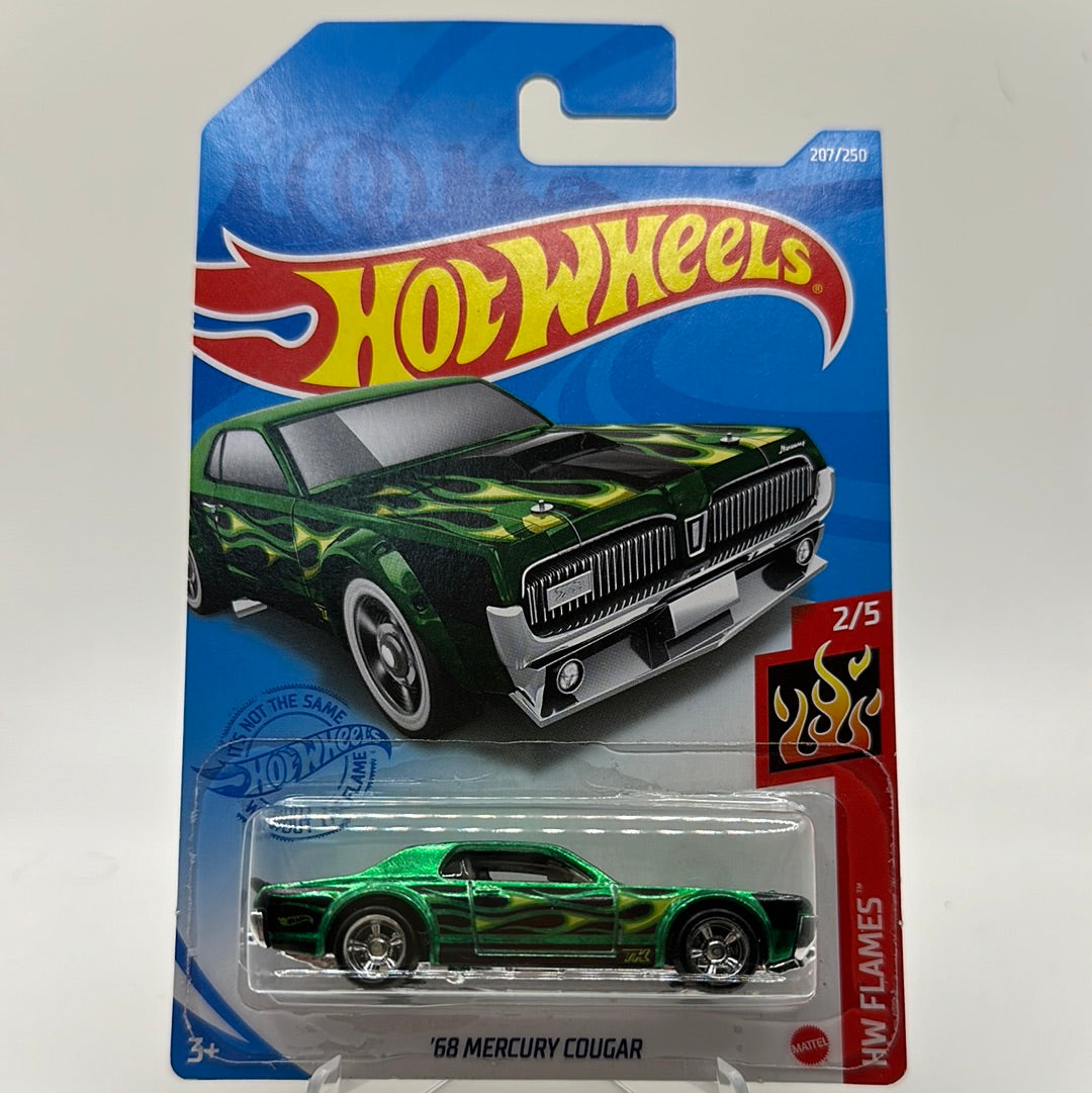 ‘68 Mercury Cougar *STH* Super Treasure Hunt (HW Flames) 2/5 Hotwheels Mainline 207/250