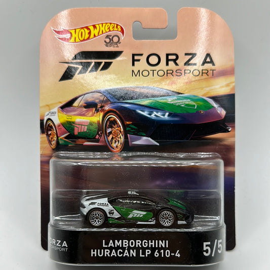 Lamborghini Huracan LP 610-4 FORZA MOTORSPORT 5/5 Hotwheels Premium 1:64