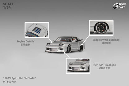 Custom 180SX (Metalic Silver) Microturbo - 1/64
