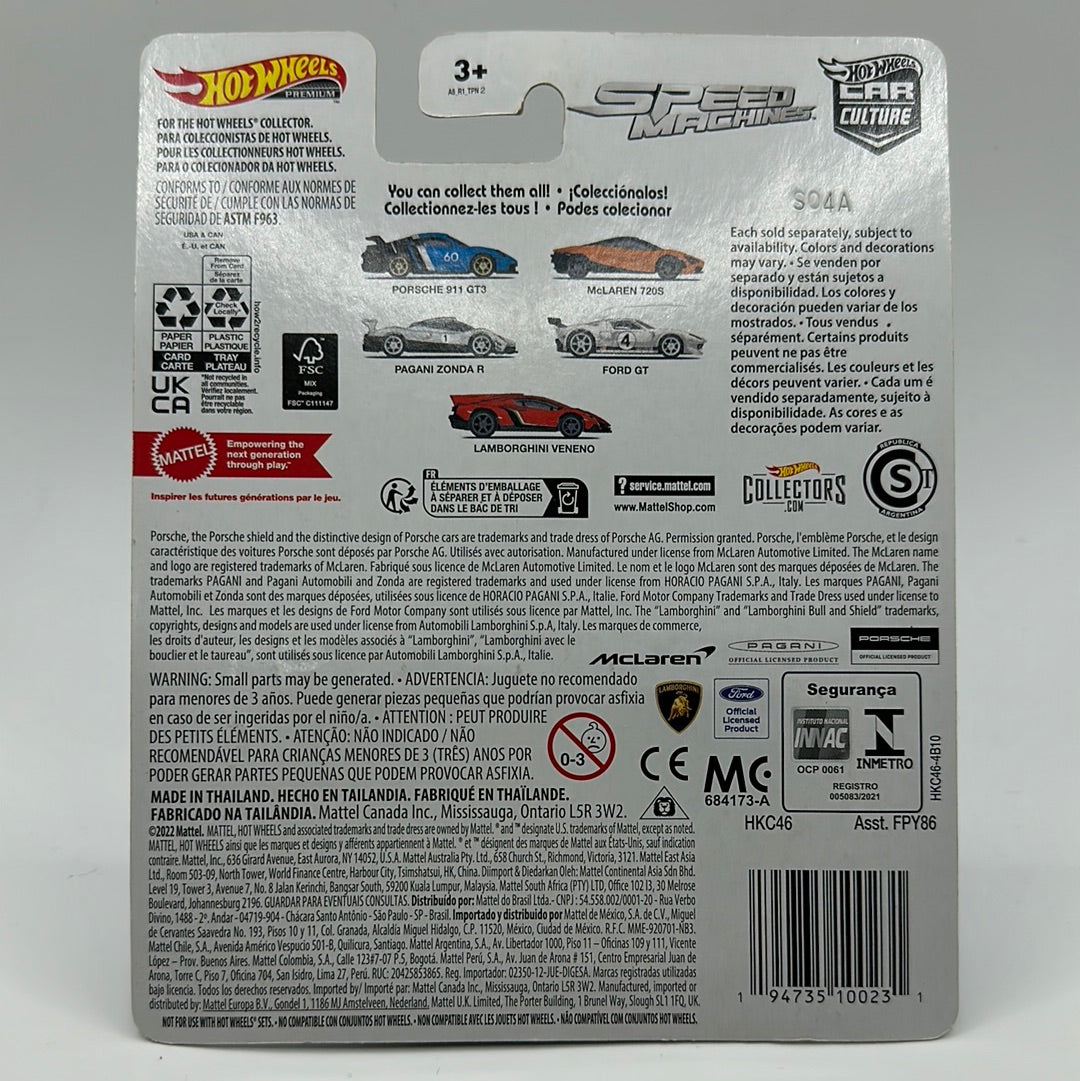 Ford GT Speed Machines 4/5 Hotwheels Premium Car Culture