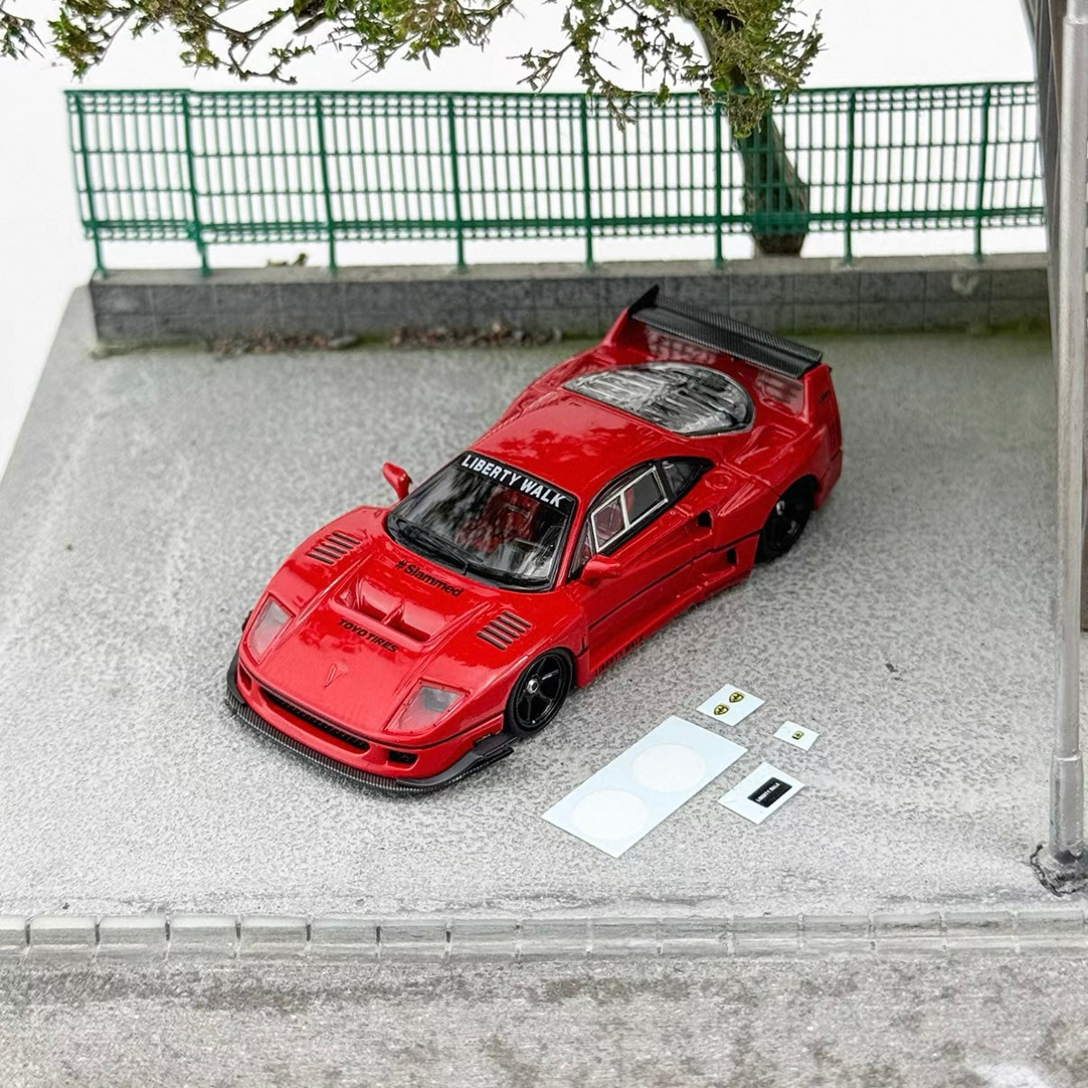 Ferrari F40 LBWK - Red *Limited to 499pc* SW 1:64 – Diecast Culture