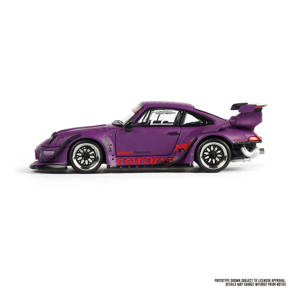 RWB 993 (PORSCHE 911) #18 "ROTANA" PURPLE / RED MM 1:64