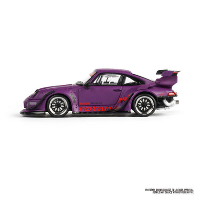 RWB 993 (PORSCHE 911) #18 "ROTANA" PURPLE / RED MM 1:64
