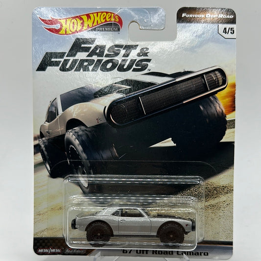 ‘67 Off Road Camaro Fast & Furious Off-Road 4/5 Hotwheels Premium 1:64