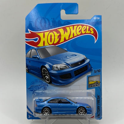 Honda Civic Si Factory Fresh 3/10 Hotwheels Mainline 63/250