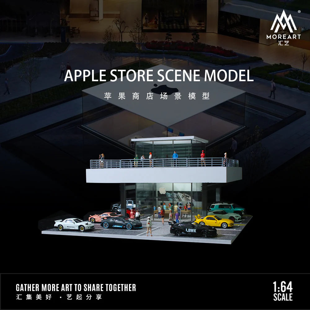 APPLE STORE SCENE MODEL MO936208 - MOREART 1:64