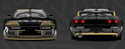 INNO64 x D/Stans Carbon Fibre Buckle Keychain Display + Nissan Skyline GT-R32 Black VIP Exclusive | 2026 GT SHOW