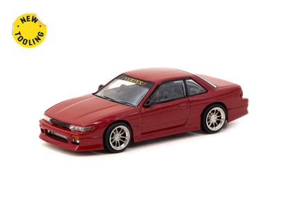 VERTEX NISSAN SILVIA S13 RED METALLIC - TARMAC WORKS 1:64
