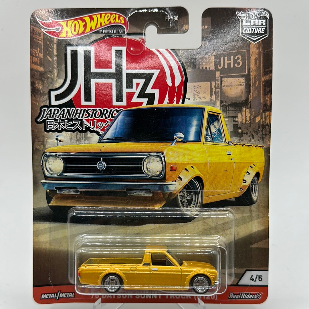 ‘75 Datsun Sunny Truck (B120) Japan Historics 3 4/5 Hotwheels Premium Car Culture