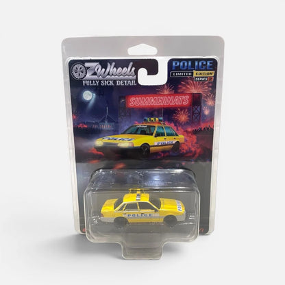 HOLDEN VL COMMODORE BT1 -- YELLOW "SCALPER PATROL" -- OZ WHEELS FSD 1:64