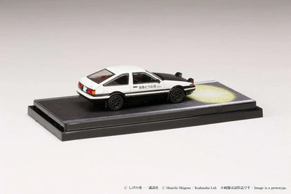 TOYOTA SPRINTER TRUENO GT APEX (AE86) / INITIAL D ENGINE MOUNTED MODEL VS TOMOYUKI TACHI - HOBBY JAPAN 1:64