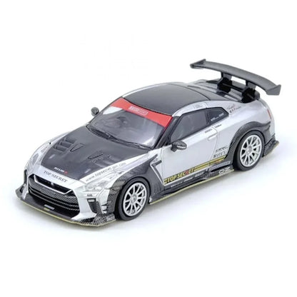 NISSAN GT-R (R35) TOP SECRET (SILVER/CARBON) TAS HK EXPO INNO64