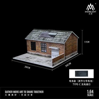 OLD FACTORY SCENE MODEL - MOREART 1:64