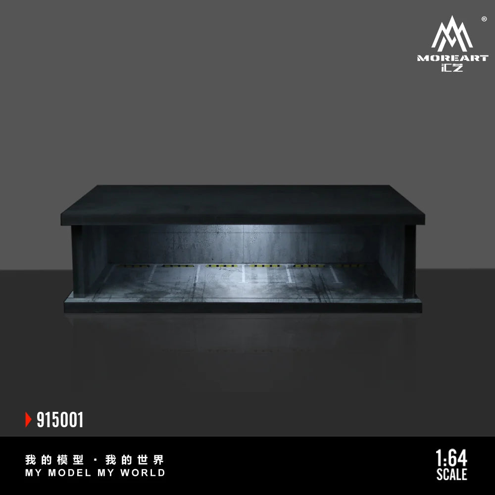 UNDERGROUND PARKING GARAGE SCENE - MOREART 1:64