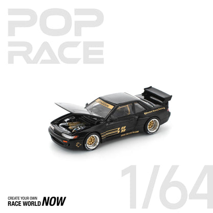 Pandem Nissan Silvia S13 BLACK Pop Race 1:64