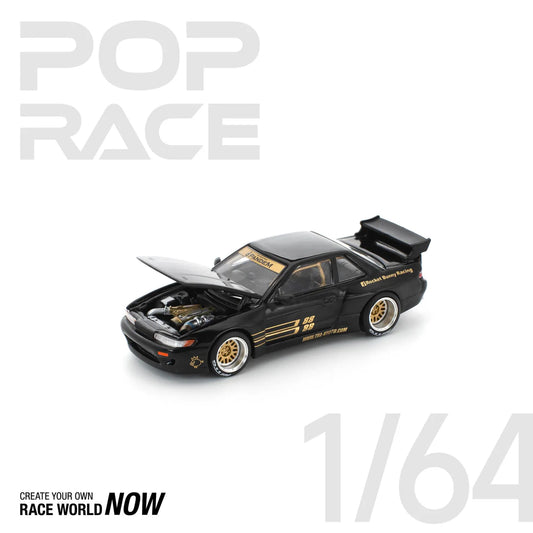Pandem Nissan Silvia S13 BLACK Pop Race 1:64