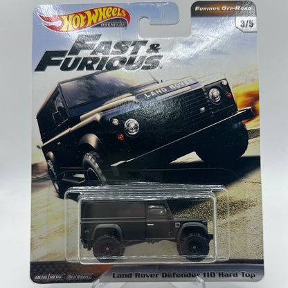 Land Rover Defender 110 Hard Top - Furious Off Road FAST & FURIOUS 3/5 Hotwheels Premium