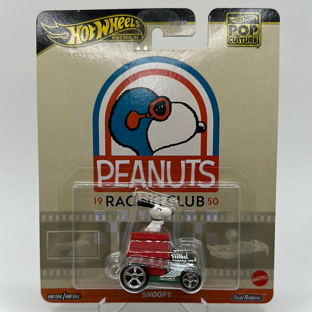 Snoopy Peanuts Racing Club (Pop Culture) Hotwheels Premium – Diecast ...